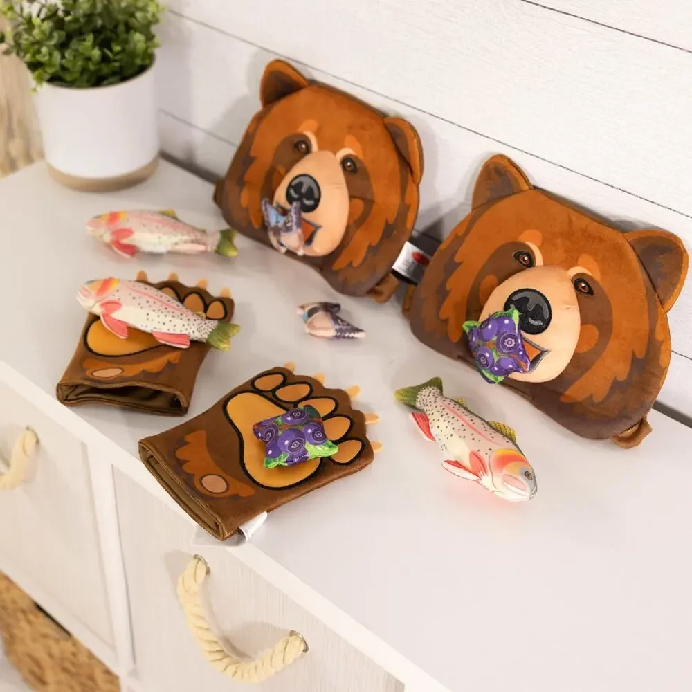 Melissa & Doug Grizzly Bear Games Play Set NWT